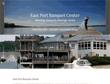 Tablet Screenshot of eastportbanquets.com